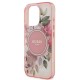 Guess IML Flower & Tonal Circle MagSafe iPhone 16 Pro Max Case - Pink