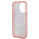 Guess IML Flower & Tonal Circle MagSafe iPhone 16 Pro Max Case - Pink