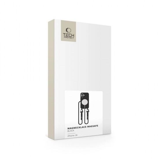 Tech-Protect MagNecklace MagSafe iPhone 16 Case - Black