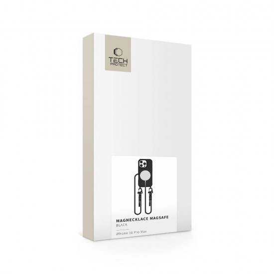 Tech-Protect MagNecklace MagSafe Case for iPhone 16 Pro Max - Black