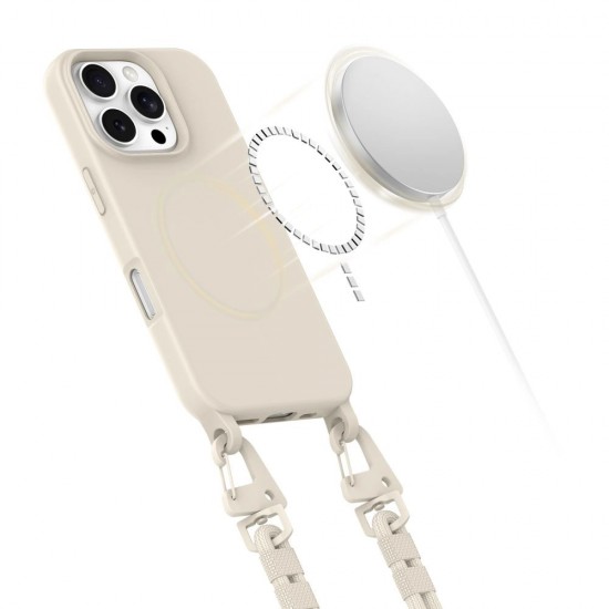Tech-Protect MagNecklace MagSafe Case for iPhone 16 Pro Max - Beige