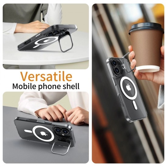 Tech-Protect MagStand MagSafe iPhone 16 Case - Clear