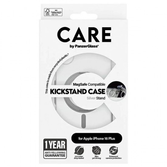 CARE by PanzerGlass Feature Kickstand Case iPhone 16 Plus 6.7