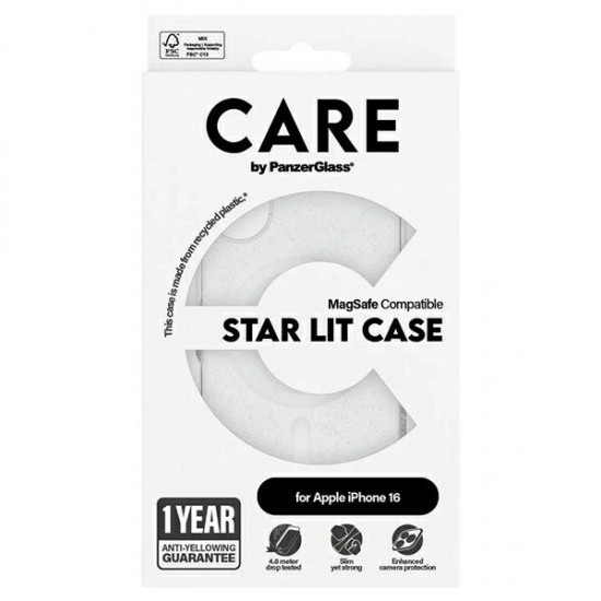 CARE by PanzerGlass Flagship Star Lit Case iPhone 16 6.1