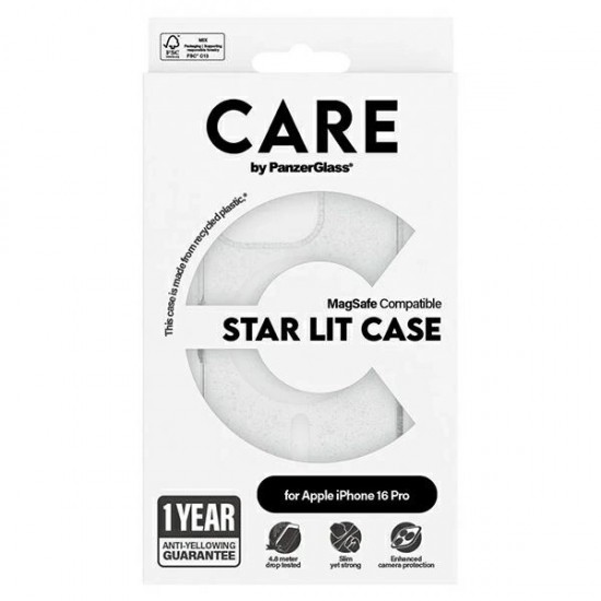 CARE by PanzerGlass Flagship Star Lit Case iPhone 16 Pro 6.3
