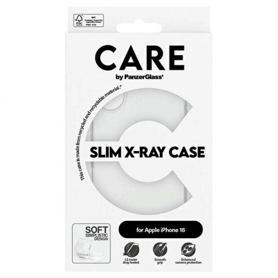 CARE by PanzerGlass X-Ray Soft Basic Case iPhone 16 6.1