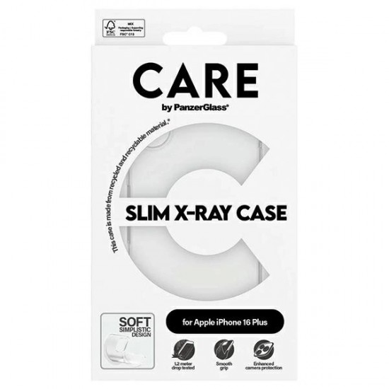 CARE by PanzerGlass X-Ray Soft Basic Case iPhone 16 Plus 6.7