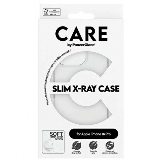 CARE by PanzerGlass X-Ray Soft Basic Case iPhone 16 Pro 6.3