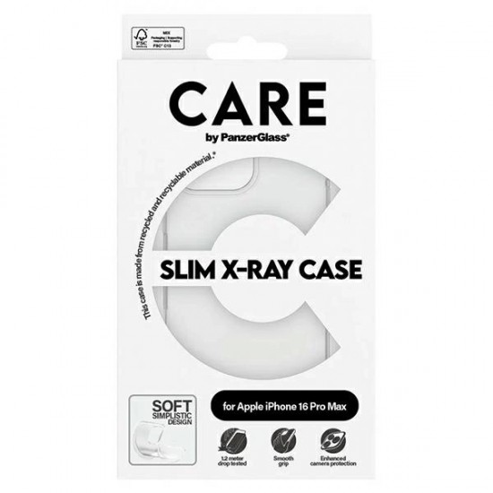 CARE by PanzerGlass X-Ray Soft Basic Case iPhone 16 Pro Max 6.9