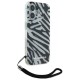 Karl Lagerfeld IML Zebra Pattern & Cord iPhone 16 Case - Black