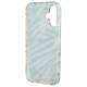 Karl Lagerfeld IML Zebra Pattern & Cord iPhone 16 Case - Black