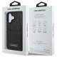Karl Lagerfeld Cardslots Monogram iPhone 16 Case - Black