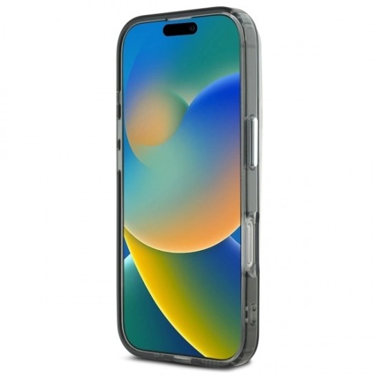 Karl Lagerfeld IML Monogram Karl & Choupette Head MagSafe iPhone 16 Pro Case - Black