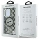 Karl Lagerfeld IML Monogram Karl & Choupette Head MagSafe iPhone 16 Pro Case - Black