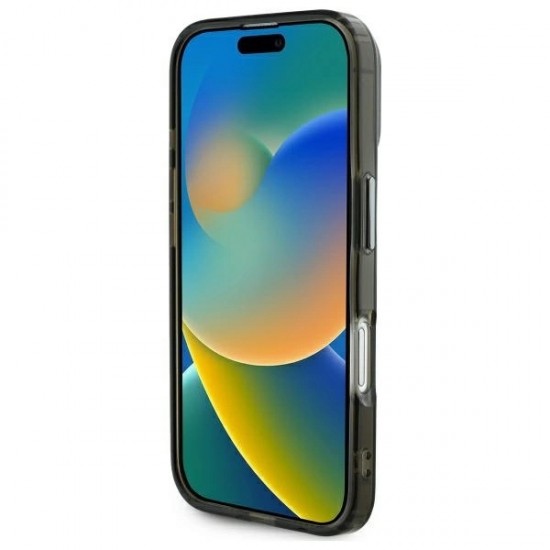 Karl Lagerfeld IML Metal Choupette Head MagSafe iPhone 16 Case - Black