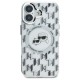 Karl Lagerfeld IML Monogram Karl & Choupette Head MagSafe iPhone 16 Case - Clear