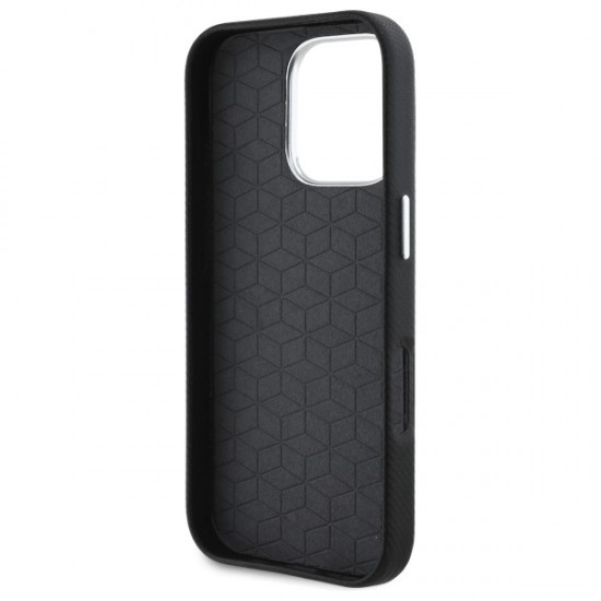 BMW M Edition Kevlar Wrapped Metal iPhone 16 Pro Max Case - Black
