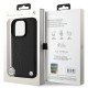 BMW Leather Hot Stamp MagSafe iPhone 16 Pro Case - Black