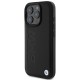 BMW Leather Hot Stamp MagSafe iPhone 16 Pro Max Case - Black