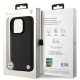 BMW Leather Hot Stamp MagSafe iPhone 16 Pro Max Case - Black