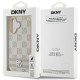 DKNY Checkered Pattern & Printed Stripes iPhone 16 Case - Pink