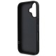 DKNY Quilted Stack Logo iPhone 16 Case - Black