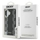 DKNY Checkered Pattern Magsafe iPhone 16 Plus Case - Black