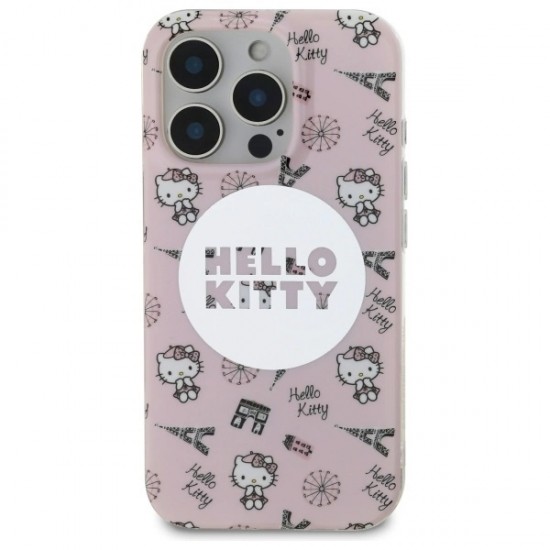 Hello Kitty IML All Over Paris Magsafe iPhone 16 Pro Case - Pink