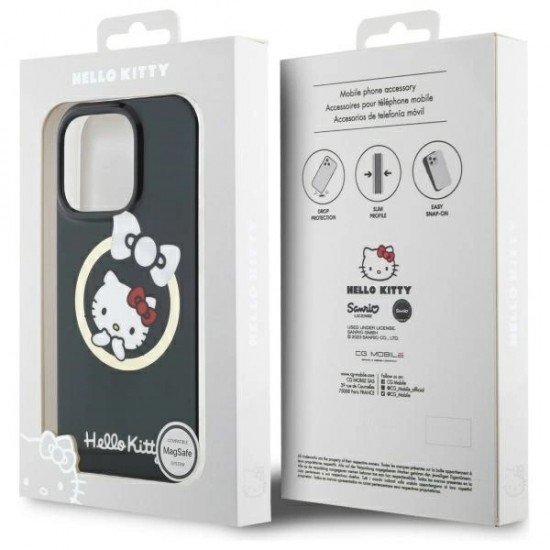 Hello Kitty IML Fun Bow Magsafe iPhone 16 Pro Case - Black