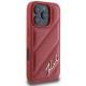 Karl Lagerfeld Quilted Signature iPhone 16 Pro Case - Red