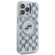 Karl Lagerfeld IML Monogram Karl & Choupette Head MagSafe iPhone 15 Pro Case - Clear