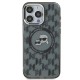 Karl Lagerfeld IML Monogram Karl & Choupette Head MagSafe Case for iPhone 15 Pro Max - Black