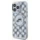 Karl Lagerfeld IML Monogram Karl & Choupette Head MagSafe Case for iPhone 15 Pro Max - Clear