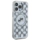 Karl Lagerfeld IML Monogram Karl & Choupette Head MagSafe Case for iPhone 15 Pro Max - Clear
