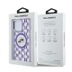 Karl Lagerfeld IML Monogram Karl & Choupette Head MagSafe Case for iPhone 15 Pro Max - Purple