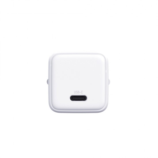 3mk Hyper Charger PD GaN 25W Wall Charger with USB-C Cable - White