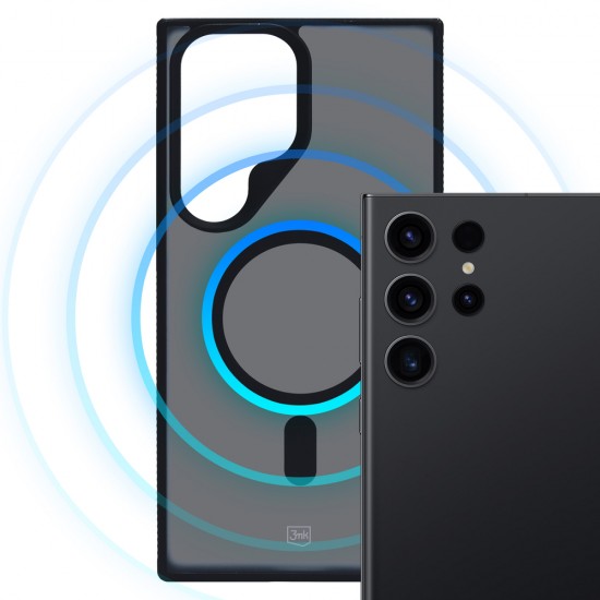 3mk Smoke MagCase with MagSafe for Samsung Galaxy S24 Ultra - semi-transparent