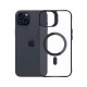 3mk Satin Armor MagCase with MagSafe for iPhone 15 Plus - Clear with Black Frame