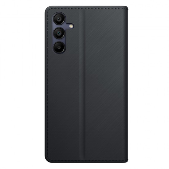 3mk Wallet Case with Flip for Samsung Galaxy A15 5G - Black