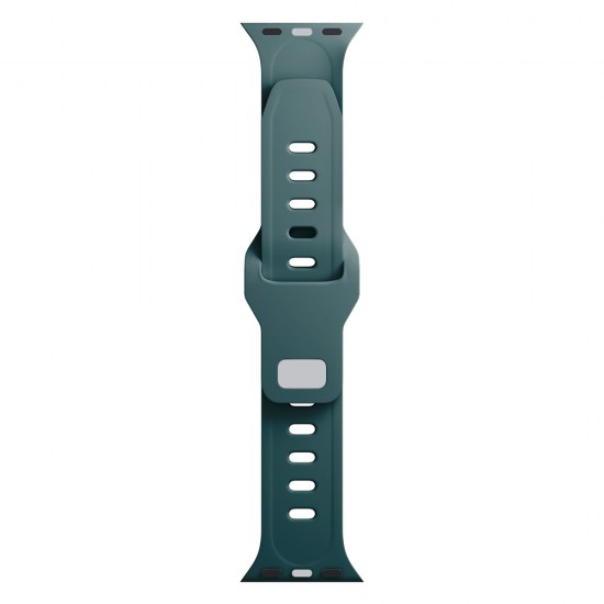 3mk Silicone Watch Strap for Apple Watch 38 / 40 / 41 mm - green