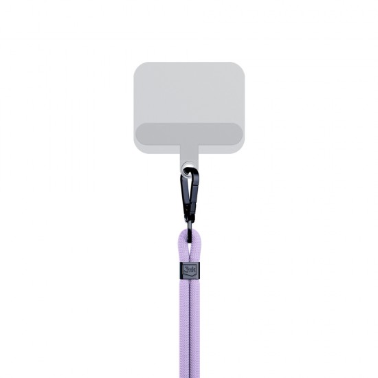 Smartphone Lanyard 3mk EasyClip - Purple