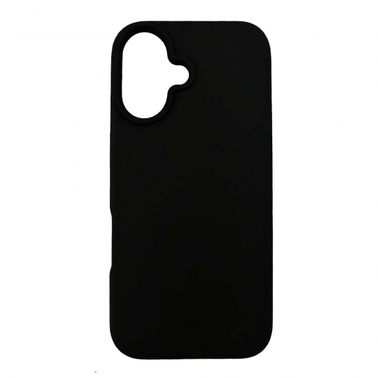 3mk Silicone Case for iPhone 16 Plus - Black