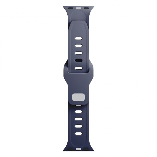 3mk Silicone Watch Strap for Apple Watch 42 / 44 / 45 / 49 mm - gray