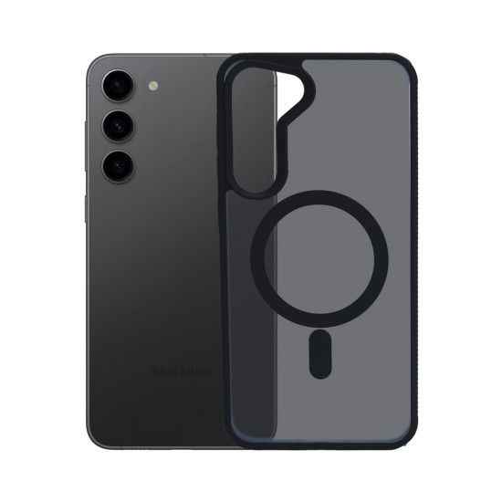 3mk Smoke MagCase with MagSafe for Samsung Galaxy S24 - semi-transparent