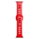 3mk Silicone Watch Strap for Apple Watch 38 / 40 / 41 mm - red
