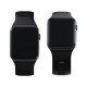 3mk Silicone Watch Strap for Apple Watch 42 / 44 / 45 / 49 mm - black