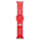 3mk Silicone Watch Strap for Apple Watch 42 / 44 / 45 / 49 mm - red