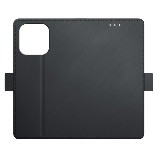 3mk Wallet Case for iPhone 15 Pro - Black