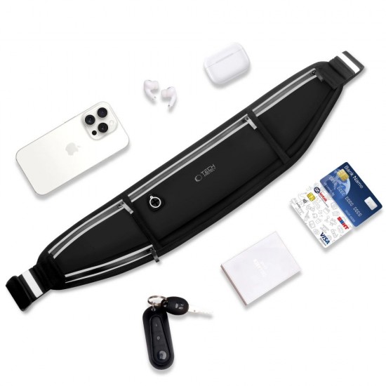 Tech-Protect M3 Universal Sport Waist Bag - Black