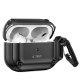 Tech-Protect Rough Hook Case with Carabiner for Apple AirPods Pro 1 / 2 - Black